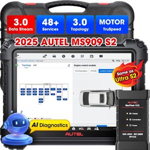 Herramienta para Vehículos Conectados MaxiSys Ms909 Similar a Ultra MS919 con Control Bidireccional, Doble WIFI y BT - Product Image 1