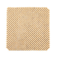 Coussin de siège auto en perles de bois naturel, tapis rafraîchissant d'été respirant pour siège individuel, universel quatre saisons, ensemble de trois pièces pour voiture