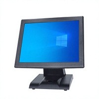 15 İnç Intel I3 Dokunmatik POS Terminali MSR Okuyucu VFD Ekran Bluetooth USB Wi-Fi 4GB RAM 64GB SSD Windows 3001-5000mAh Pil
