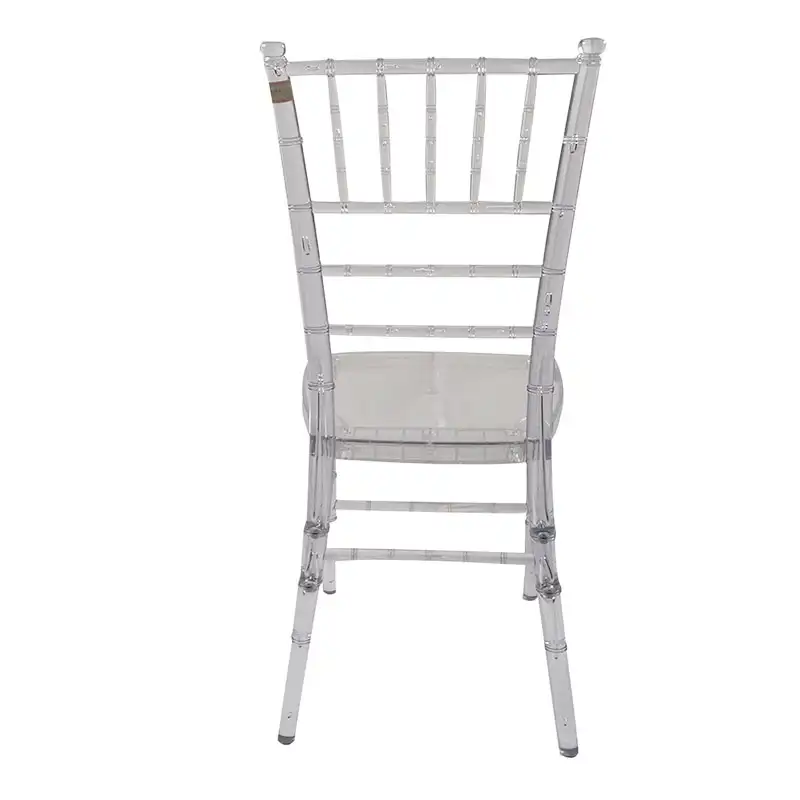 Kommerzielle Möbel Günstige Kunststoff Esszimmer Outdoor White Chiavari Stuhl Veranstaltungen zum Verkauf