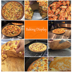 Horno de <span class=keywords><strong>Pizza</strong></span> Comercial a Gas con Cinta Transportadora 0-400 ℃   Área de cocción de 560*390 mm, 10-20 pizzas/hora - Product Image 3