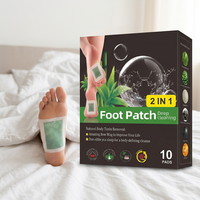 Patch Détoxifiant Professionnel Premium au Vinaigre de Bambou Naturel à Base de Plantes pour un Nettoyage en Profondeur des Pieds, Soulagement du Stress, Amélioration du Sommeil, Usage Quotidien