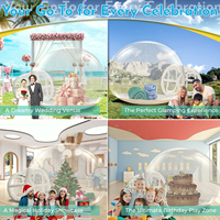 Tente à Bulles Gonflable PVC Clair Igloo Dôme Tente En Plein Air Fête De Mariage Commercial Gonflable Maison à Bulles pour Enfants et Adultes
