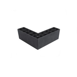 Raccordi per gambe per mobili in plastica gambe per piedini per divani in <span class=keywords><strong>nylon</strong></span> di forma rotonda e quadrata con supporto forte - Product Image 2