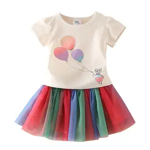 Small Fast Selling Items Free Shipping Kids Old Fashioned T Shirt Children Tutu Party Wear From China