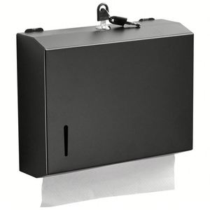 Distributeur de papier toilette mural en acier inoxydable, décoration créative pour salle de bain, boîte à mouchoirs, porte-rouleau géant avec serrure - Product Image 3