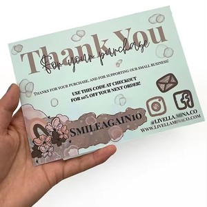 Carta di visualizzazione colorata personalizzata della fabbrica Whosale con Design gratuito, biglietto di auguri per la decorazione regalo di compleanno - Product Image 2