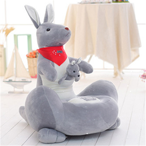 Sedia a Sdraio <span class=keywords><strong>Peluche</strong></span> a Forma <span class=keywords><strong>di</strong></span> <span class=keywords><strong>Canguro</strong></span> Madre con Bambino, Simpatico Cartone Animato, ZONOBLE ZON-090045 - Product Image 1