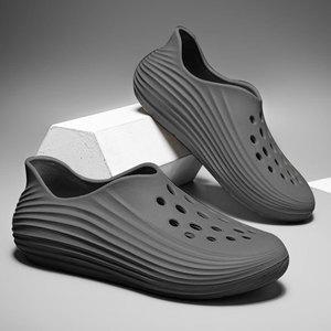 Sandalias de Espuma EVA Personalizadas con Logotipo para Hombre, Pantuflas Deportivas con Soporte de Arco y Cierre Deslizante para Vacaciones de Verano en la Playa - Product Image 4