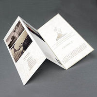 Impression de brochures pliées personnalisées à prix d'usine SESE avec couverture en carton, papier offset et plastification mate