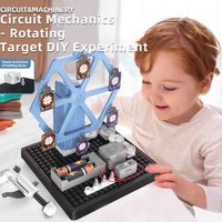Projets STEM Enfants DIY Circuit Science Kits Engrenages Électronique Tir À L'arc Cible Labyrinthe Artiste Dessin Machine Science Expérience Jouets