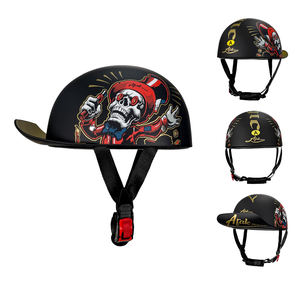 Cascos de motocicleta y motocicleta para hombres y mujeres, medio <span class=keywords><strong>casco</strong></span> de conducción de ciclista eléctrico ultraligero de verano - Product Image 2