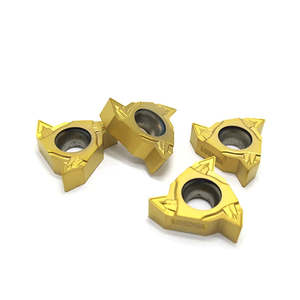 Insertos de carburo de alta calidad 16IR111W de Jeekvisen, productos OEM con revestimiento amarillo para fresadoras CNC para herramientas de corte de acero - Product Image 4