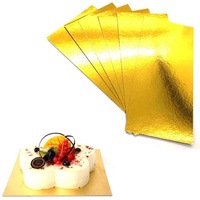 Carton aluminium, papier métallique, brillant, épais, couleur or, 1 pièce