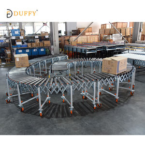 Sıcak satış genişletilebilir tahrikli makaralı konveyör tekerlekli kamyon yükleme ve boşaltma konveyörleri ile esnek makaralı konveyör - Product Image 6