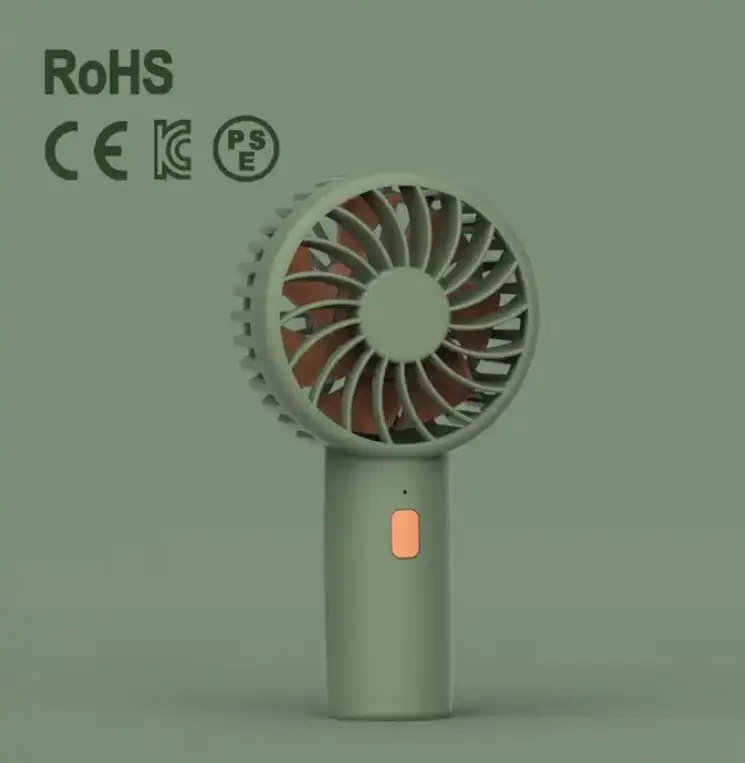 2023 beautiful factory Customize silent rechargeable Handheld Cooling bldc mini pocket BLDC usb mini portable fan