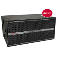 SUB 9006 2x18 pouces 7200W Caisson de basses actif haute puissance Haut-parleurs professionnels Équipement audio Double caisson de basses 18 pouces