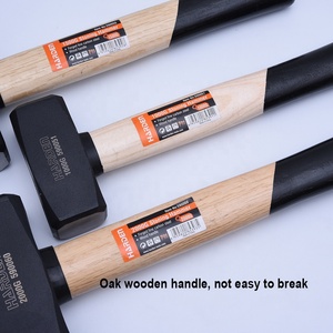 ハーデンマルチツール1000G-2000G高炭素鋼強度ストーニングハンマーウッドハンドル付き - Product Image 3