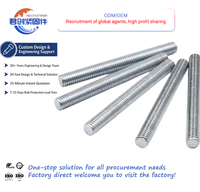 8.8grade High-strength Galvanized Fully Threaded Rod Threaded Stud Full-threaded bar All-thread Lead Screw Threaded Strip Metric