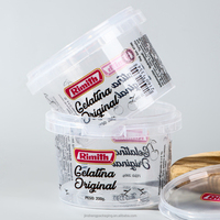 Contenants en plastique à double paroi de qualité alimentaire PP écologiques de 8 oz, 12 oz, 16 oz, avec logo imprimé personnalisé, couvercles en aluminium, impression de qualité supérieure