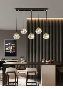 Luz ajustável de boa qualidade para casa E27 LED suspensa 7W planta lustre contemporâneo moderno