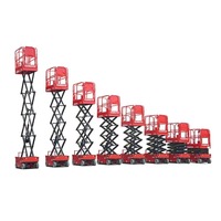 Plateforme de travail en hauteur Hangcha 250 kg 6 m 7,6 m, mini nacelle élévatrice à ciseaux électrique autopropulsée, certifiée CE, en matériau ABS 60XEND