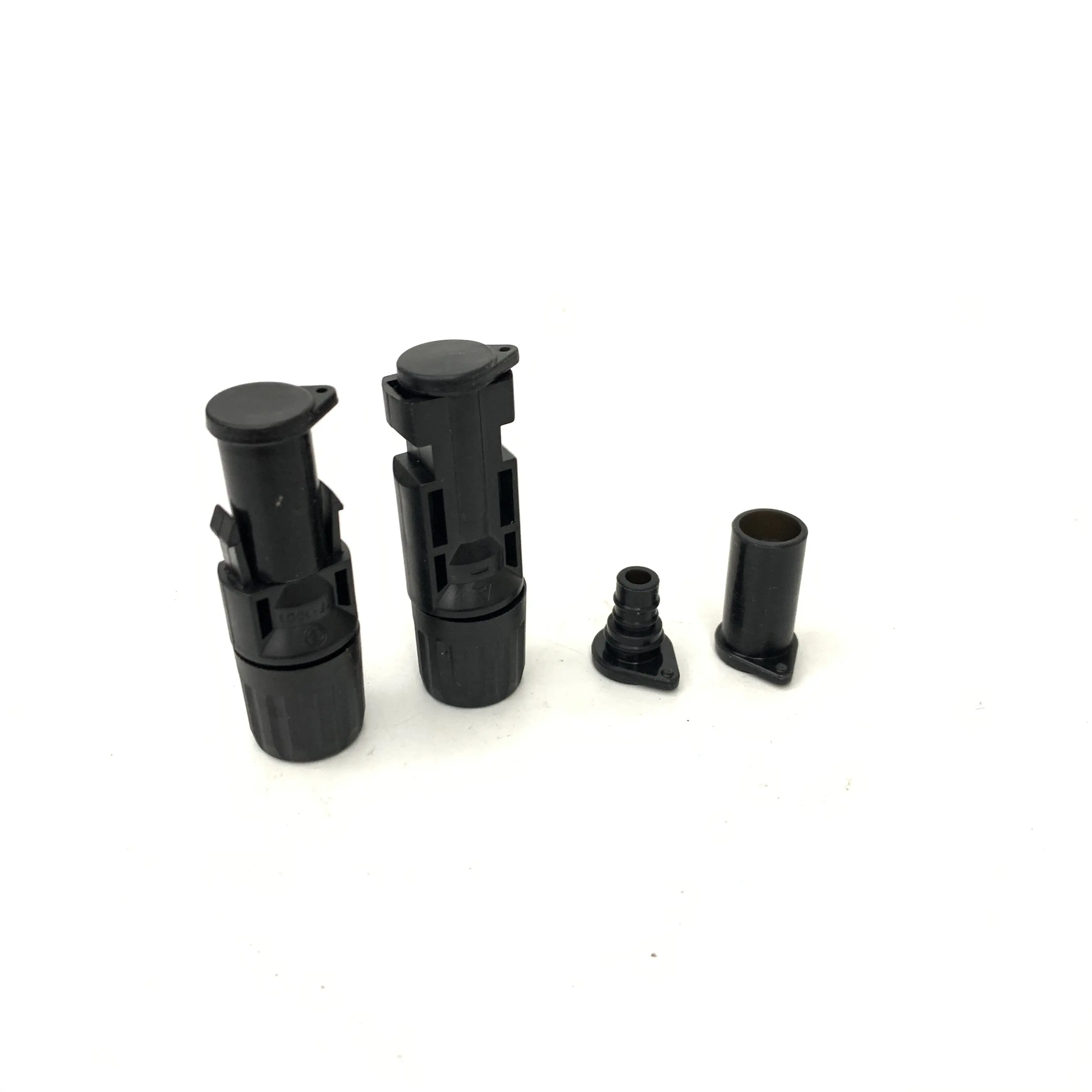 black rubber protection dust caps for solar connector