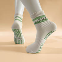 Chaussettes de sport pour femmes personnalisées, antidérapantes, respirantes, tricotées, compressives, absorbant la transpiration, pour un usage quotidien, Pilates, Yoga