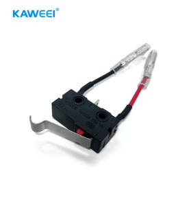 Özel Mikro Limit Anahtarı, 2 Telli ve Konnektörlü, 5A 125V 250V Ev Aletleri için Mikro Anahtar - Product Image 1