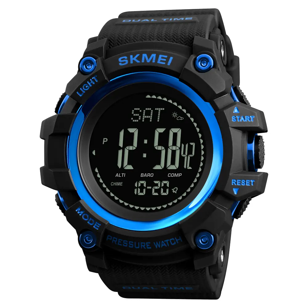 Skmei 1358 Hot Sale Multifunctionele Sport Digitaal Polshorloge Mannen Klimmen Horloges