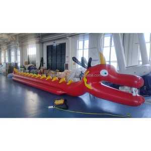 Juego Acuático Inflable, Bote Dragón, Deportes Acuáticos, 12 Plazas, Banana Boat - Product Image 1