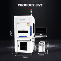 Machine de marquage laser UV 10W pour dispositifs médicaux, emballages, cuir, verre, cosmétiques, céramique, métal, acrylique, silicone