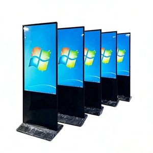 Pantalla LCD vertical de 43, 49 y 55 pulgadas, señalización digital de pie con animación y SDK para publicidad comercial - Product Image 1