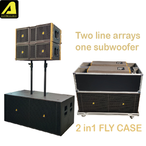 Actpro Âm Thanh Loa As210/As212 + As28 Kép 10/12 Inch 2-Cách Dòng Mảng Hoạt Động Âm Thanh Thụ Động Hệ Thống Chuyên Nghiệp La12x Khuếch Đại - Product Image 2