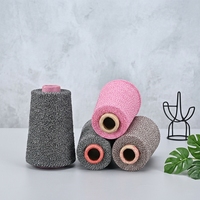 Fil recyclé en coton et polyester mélangé, fil filé à l'ouverture (OE), fil en cône, fil pour balai, fil pour gants, fil pour tablier