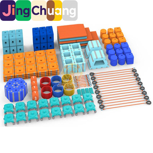 <span class=keywords><strong>Jeu</strong></span> de construction magnétique pour enfants, puzzle géant mondial, jouets magnétiques à assembler pour la maternelle - Product Image 3