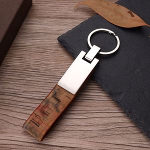 Porte-cartes de visite et porte-clés en bois à grain naturel, design artistique moderne et créatif, cadeau d'affaires pratique, en stock, vente en gros - Product Image 4