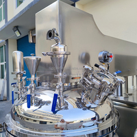 Machine d'émulsification sous vide à levage direct 300L pour crème cosmétique, dentifrice et cire capillaire – Vente directe usine
