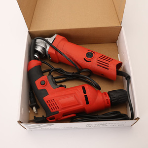 Tragbares Industrie- & DIY 2-in-1 Elektrowerkzeug-Set Elektrischer Winkelschleifer Schlagbohrmaschine Kombi-Kit mit Paddelschalter Kartonverpackung - Product Image 2
