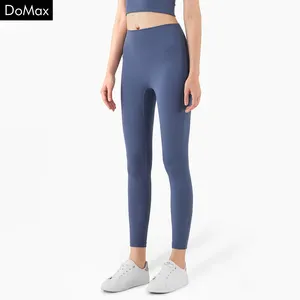 DOMAX กางเกงเลกกิ้งออกกำลังกายผู้หญิง,กางเกงโยคะฟิตเนสเอวสูงใหม่