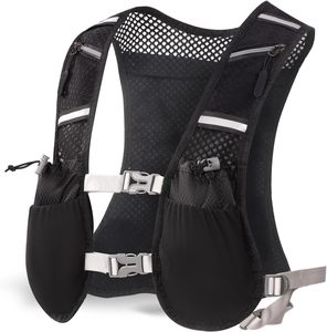 Sac d'hydratation léger et réfléchissant en nylon 5L pour course à pied, randonnée, cyclisme et marathon – Prix usine, faible MOQ - Product Image 1