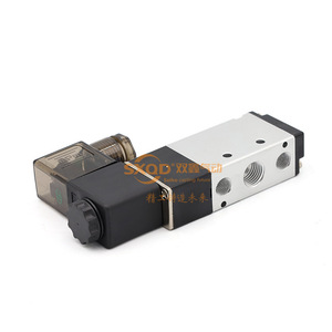 Vanne solénoïde à cinq voies à deux positions SXQD 4V210 08 DC24V pour commande de cylindre - Product Image 2