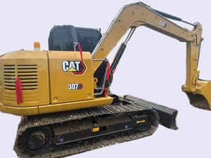 Second Hand CAT 307E2 Mini Excavator 7Ton Japan Made Hydraulic Machinery with Caterpillar Engine Compact Construction Equipment - Product Image 1