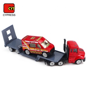 1:87 Diecast Toy Vehicle trattore <span class=keywords><strong>camion</strong></span> <span class=keywords><strong>dei</strong></span> <span class=keywords><strong>pompieri</strong></span> giocattoli Diecast Car - Product Image 3