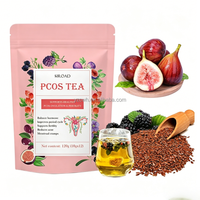 Tisane Apaisante aux Plantes pour le Syndrome Féminin, Tisane en Sachet Nourrissante pour l'Utérus aux Graines de Lin et aux Figues pour la Préservation de la Santé Féminine