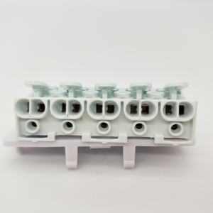 GAOCHAO Connecteur de fil enfichable en nylon 66 plastique Connecteur de borne électrique à 5 pôles KB18-5 avec borne sans vis TUV à <span class=keywords><strong>pied</strong></span> en J - Product Image 1