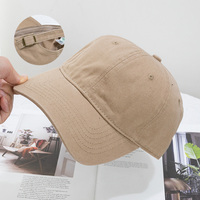Gorra de Béisbol Deportiva Sin Estructura, de Algodón Lavado, Lisa, Suave, de 40 Colores, Envío Rápido