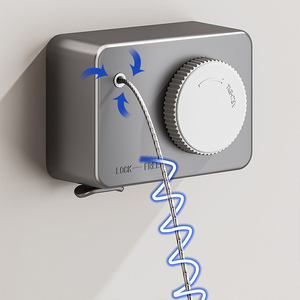 Lussuoso Stendibiancheria in Metallo per Bagno con Stendino a Filo, <span class=keywords><strong>Organizzatore</strong></span> Multifunzione per Stoviglie e Vasi di Fiori per Conservazione Alimenti - Product Image 5