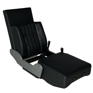 Sedile Letto Pieghevole in Pelle Stile Rock and Roll per Camper Furgonato Accessorio Interno Reclinabile per RV e Van Life - Product Image 4