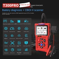 Herramienta de Diagnóstico OBD2 Universal para Automóviles T300 Pro, Lector de Códigos de Error del Motor y Herramienta de Escaneo de Prueba de Batería para Todos los Automóviles